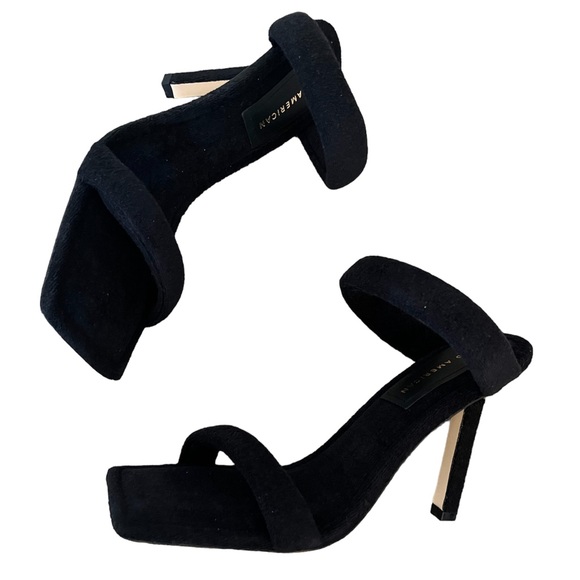 NIB GOOD AMERICAN TERRY SLIP ON SANDALS - Picture 8 of 11